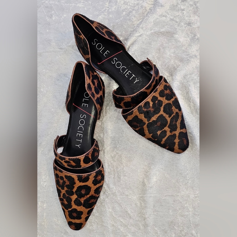 *NWOB* Sole Society Leopard Print Flats